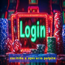 coritiba x operario palpite